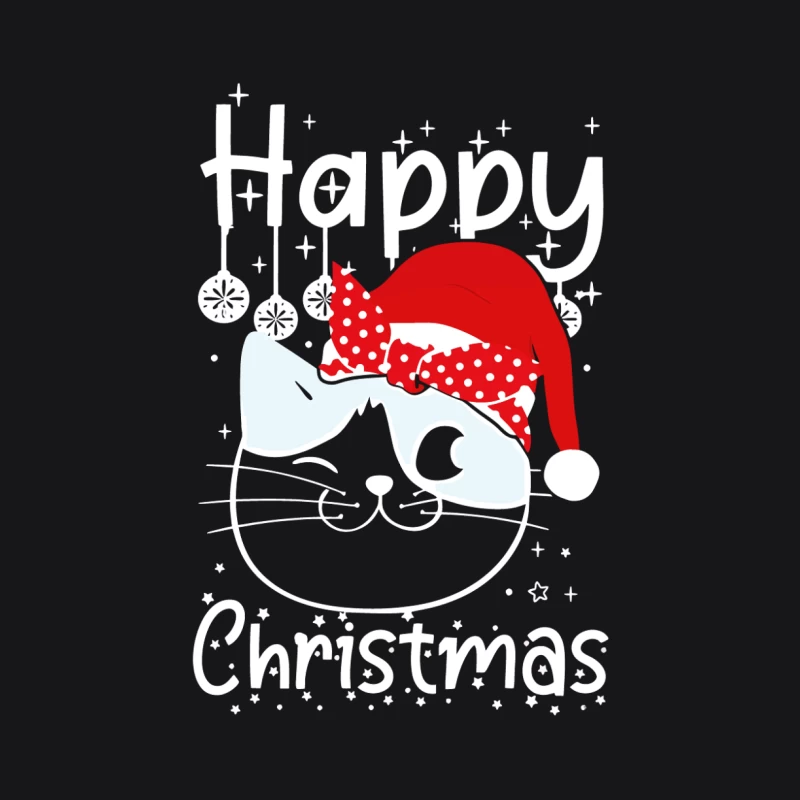 The Festive Feline Cheer Male Pullover Hoodie