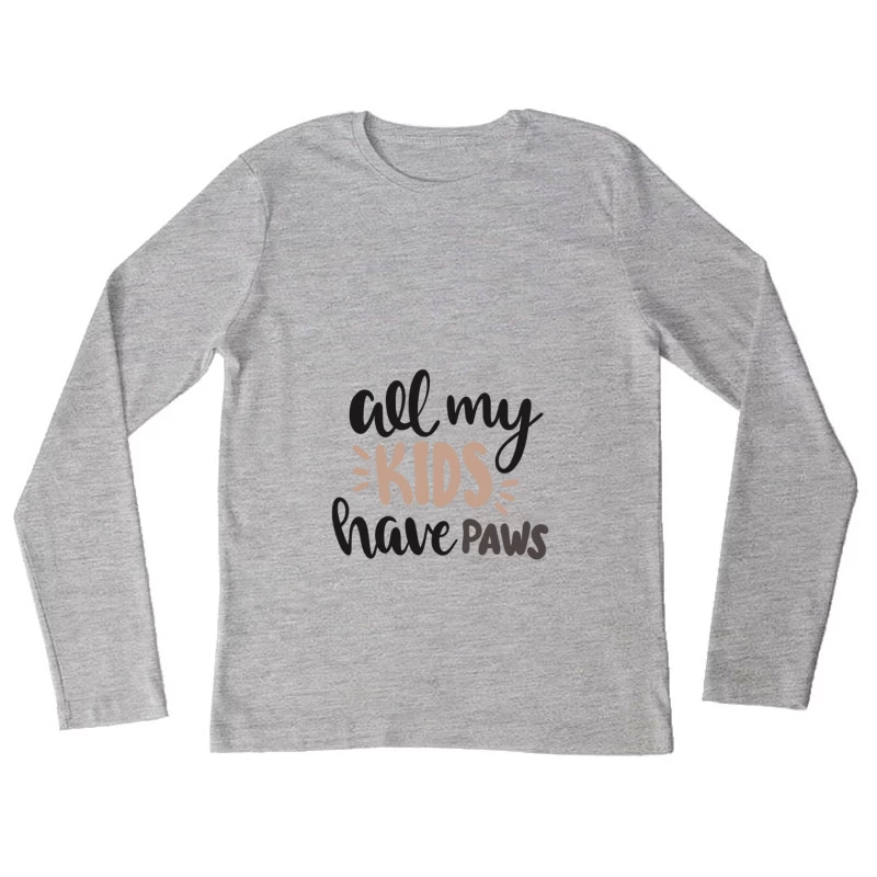 Expression d'amour pour les animaux Femme Manches Longues T-Shirt