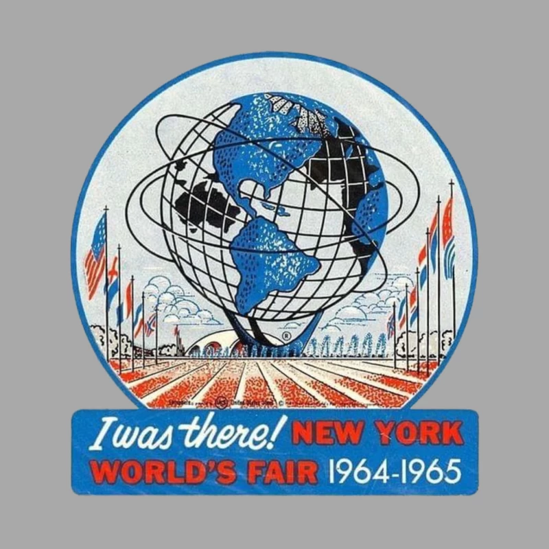 New York Fair 1964 Male Pullover Hoodie