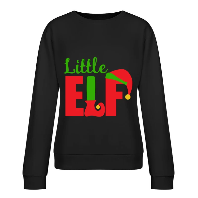 Design festif de lutin Femme Sweat-shirt à enfiler