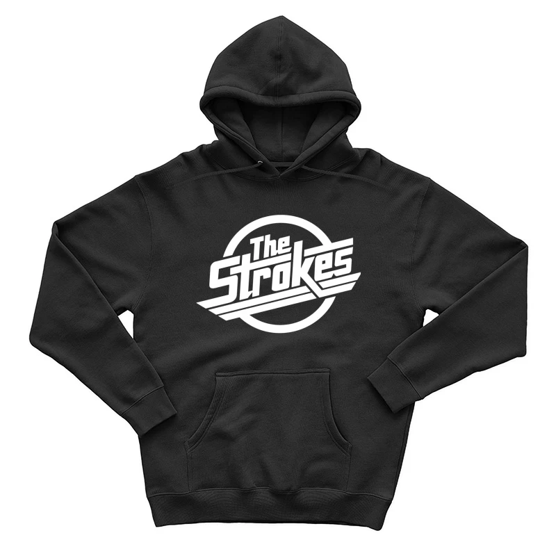 The Strokes Band Logo Outline Male Pullover Hoodie