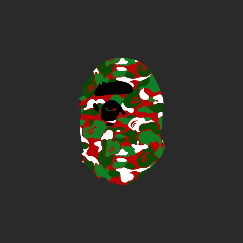 A Bathing Ape Camo Big Ape Head 2016 Baseball Cap