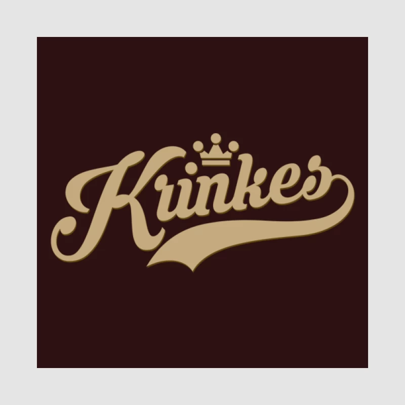 Design emblématique Krinkes en or sur fond sombre Homme Sweat à capuche