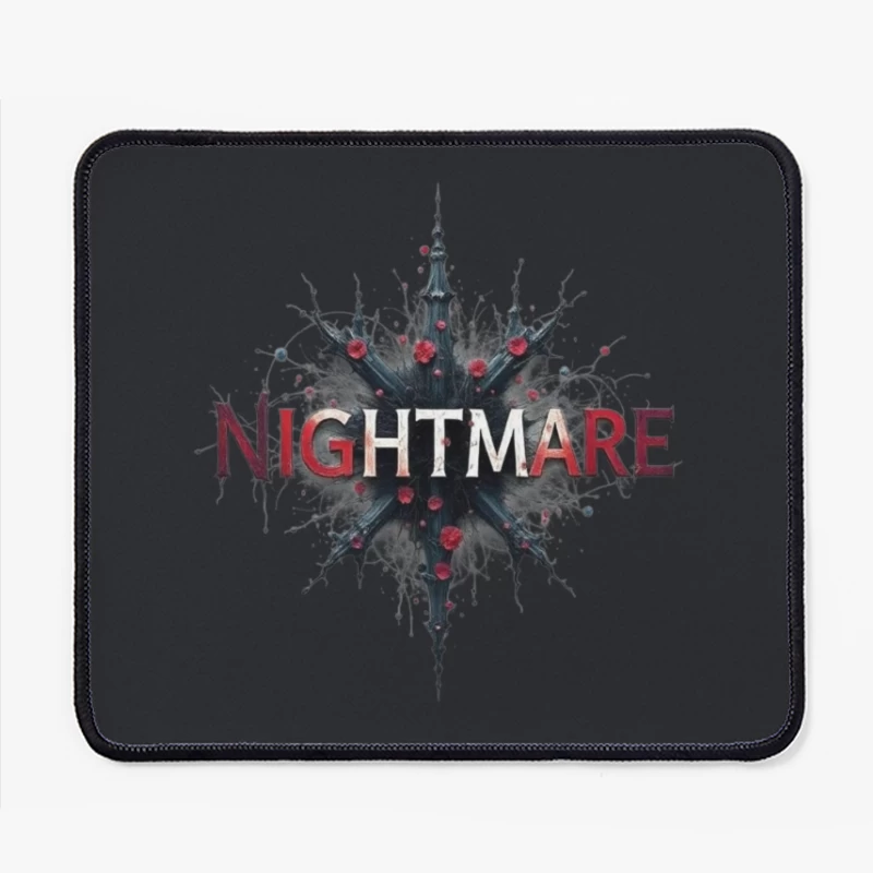 Nightmare Horror Graphic Design Mouse Pad