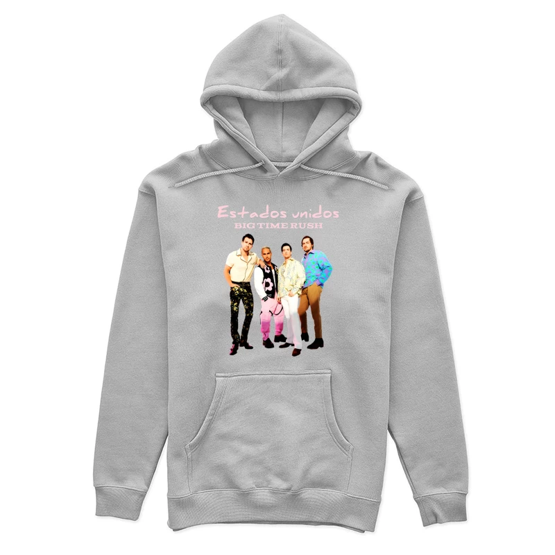 90s Boy Band Big Time Rush in Colorful Fashion Photoshoot Female Pullover Hoodie