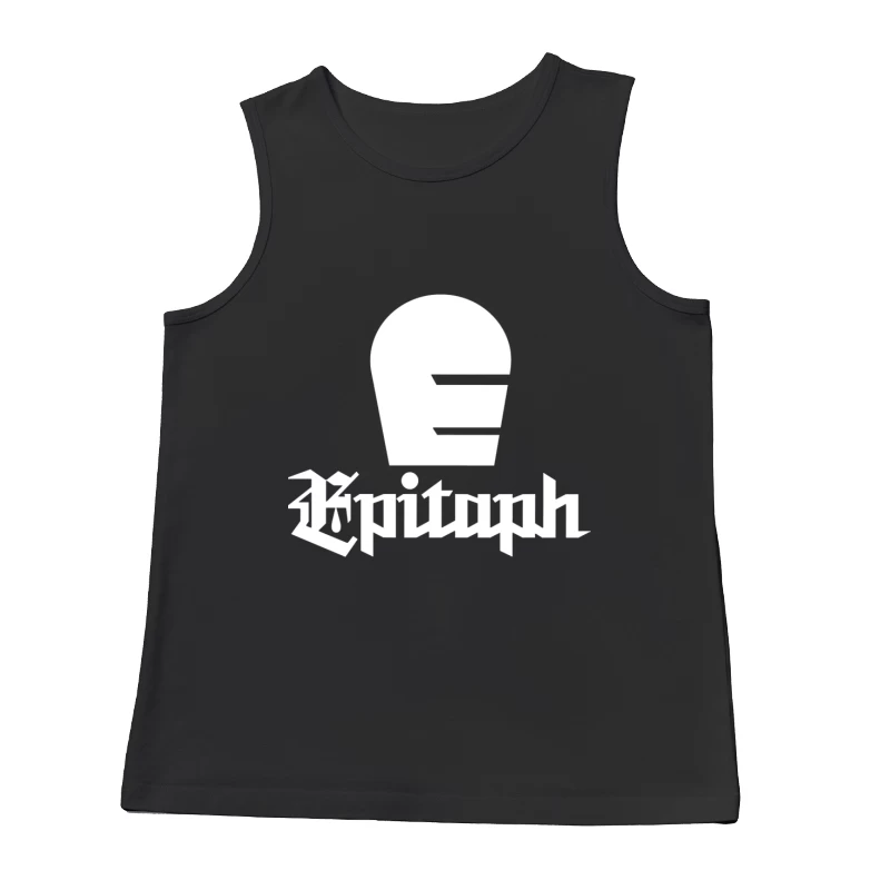 Minimalist Epitaph Records Logo Outline Male Tank Top