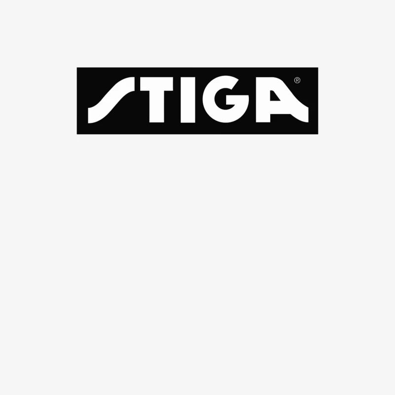 STIGA Sports Equipment Brand Logo in Black and White Female Long Sleeve T-Shirt