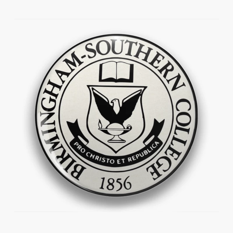 Official Seal of Birmingham-Southern College Founded 1856 Pin