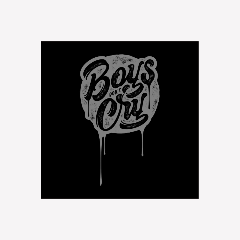 Boys Don't Cry - Typographie artistique Femme T-Shirt