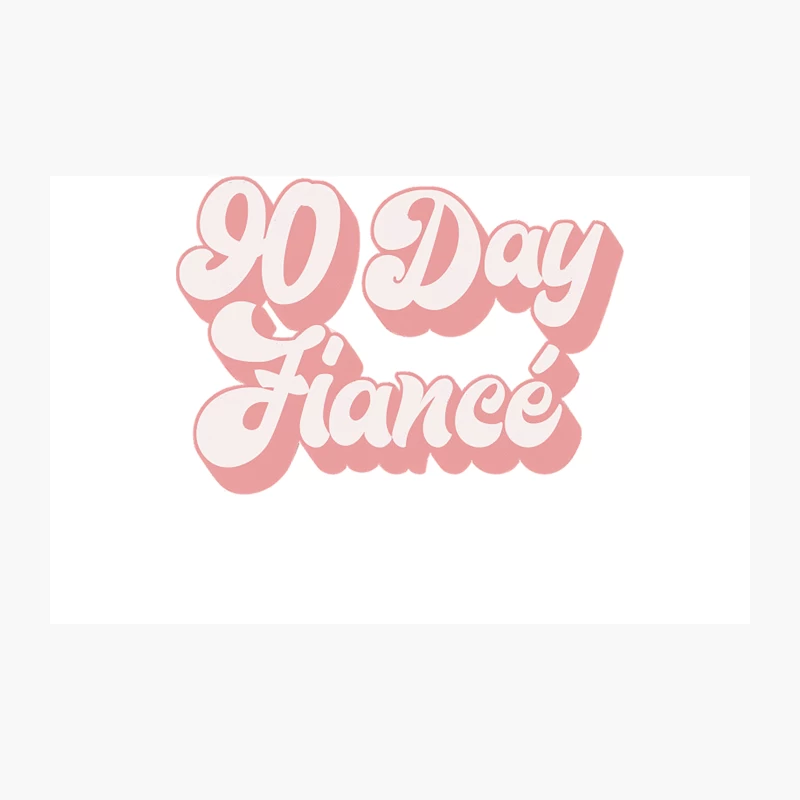 90 Day Fiance - Retro Typographic Superfan Design Travel Mug