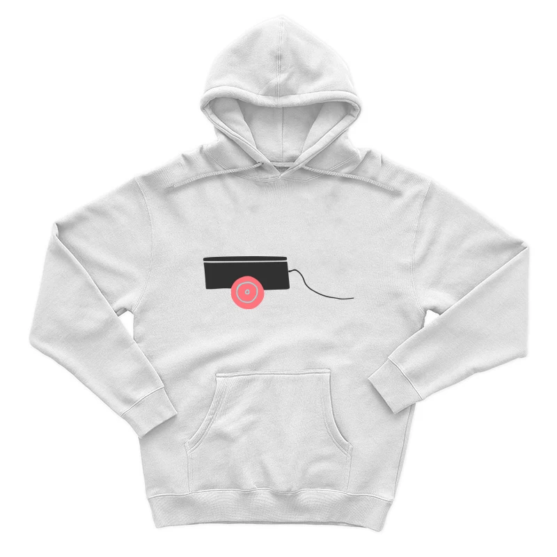 Charrette à roulettes noir et rouge Homme Sweat à capuche
