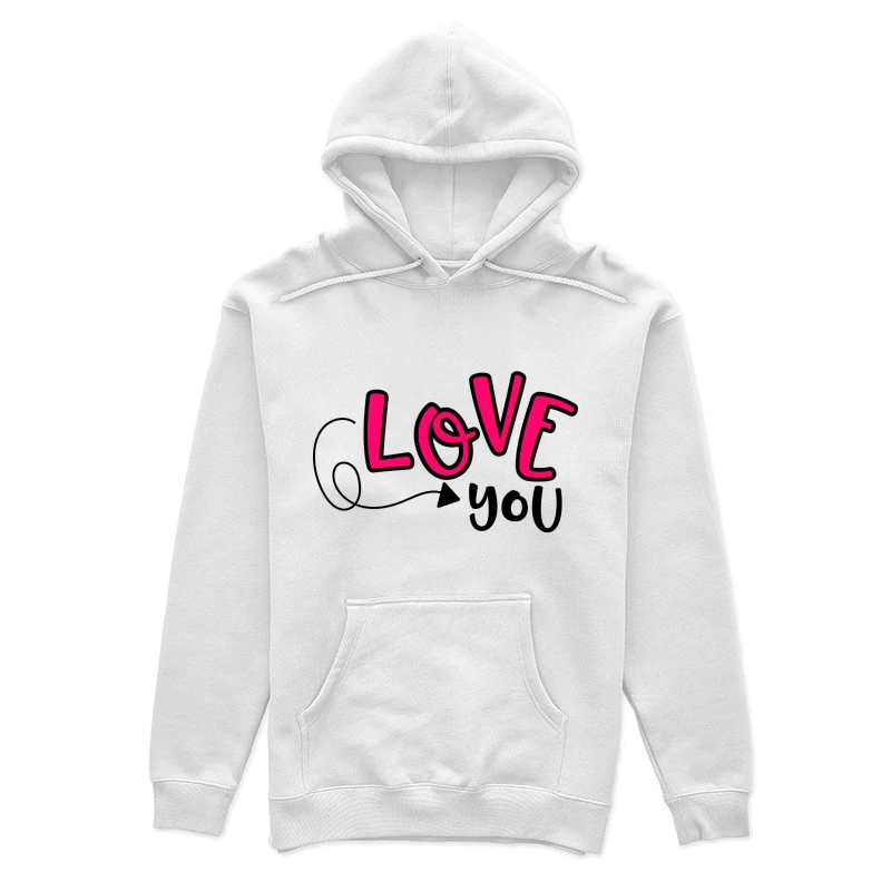 Motif amoureux avec flèche Femme Sweat à capuche