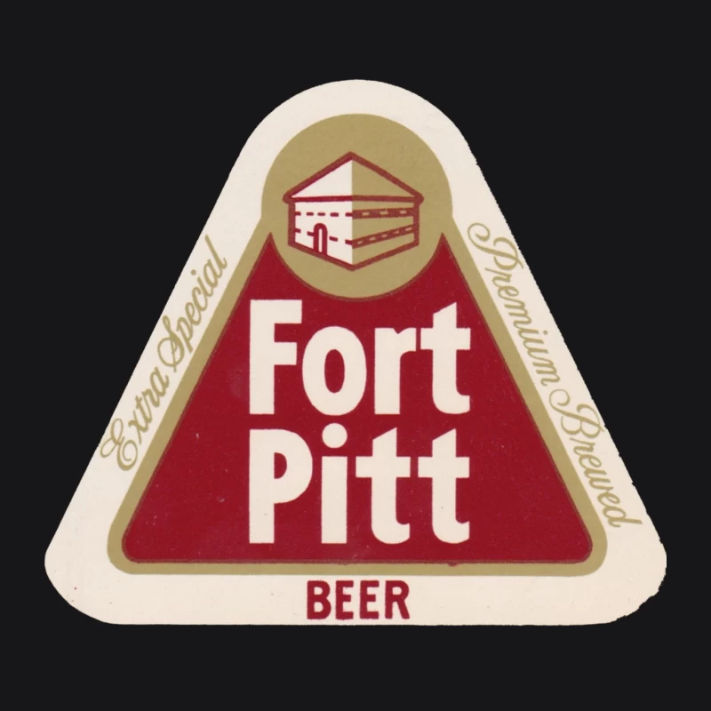 Fort Pitt Beer Male Pullover Hoodie