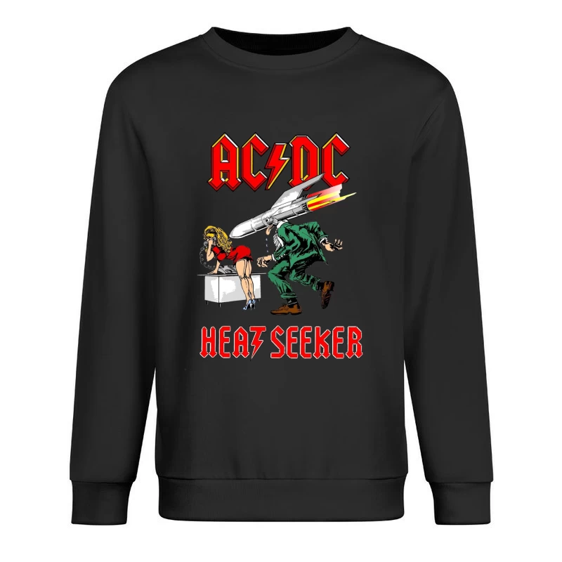 Retro Rock - AC/DC HEATSEEKER Male Pullover Sweatshirt