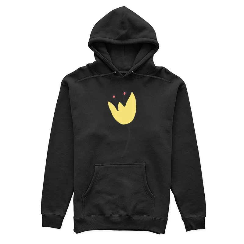 Fleur jaune stylisée Femme Sweat à capuche