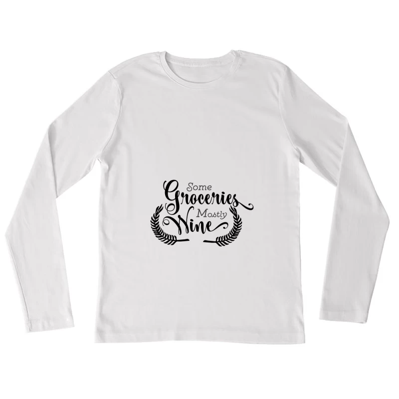 Guitare avec ailes et couronne Femme Manches Longues T-Shirt