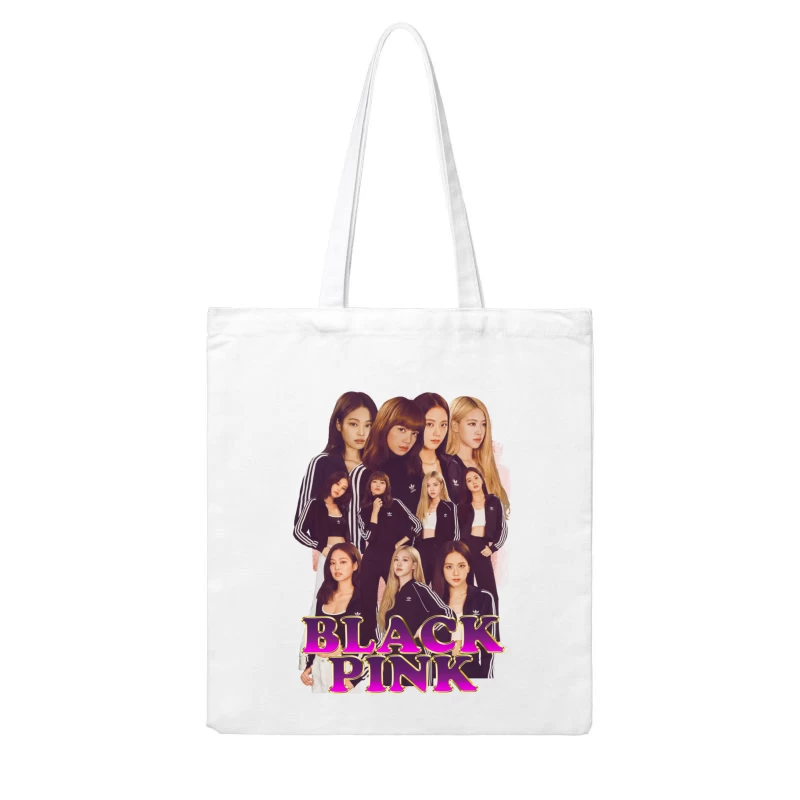 BLACKPINK: A Powerful Force in K-pop Fashion Cotton Tote Bag