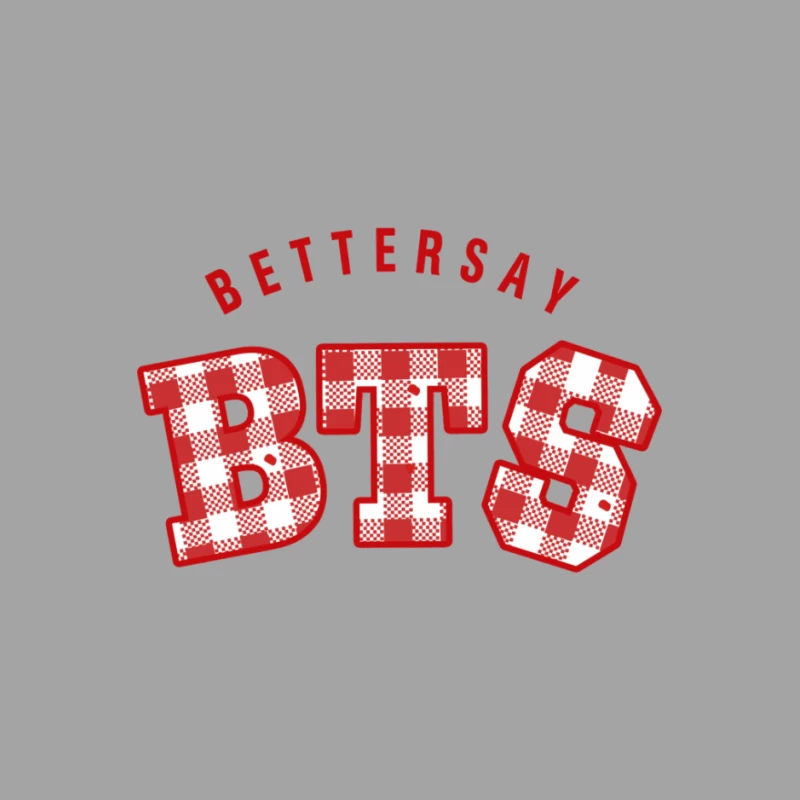 BTS Karomuster Design Damen T-Shirt