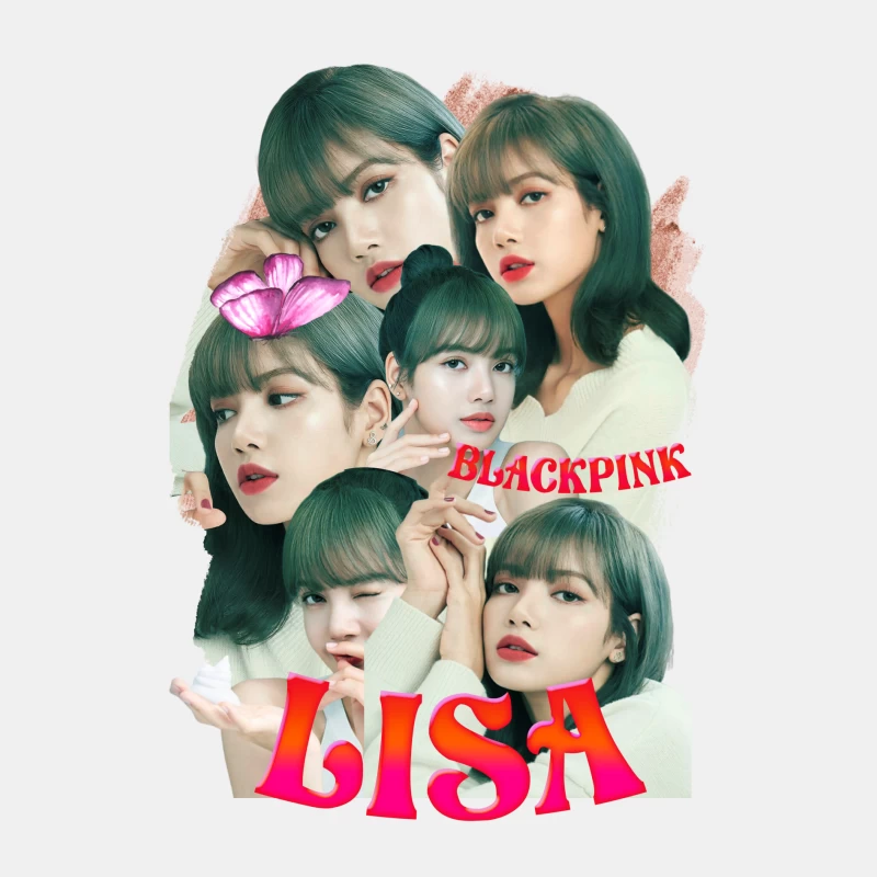 BLACKPINK Lisa - K-pop Icon in Fashion and Music Male Tank Top