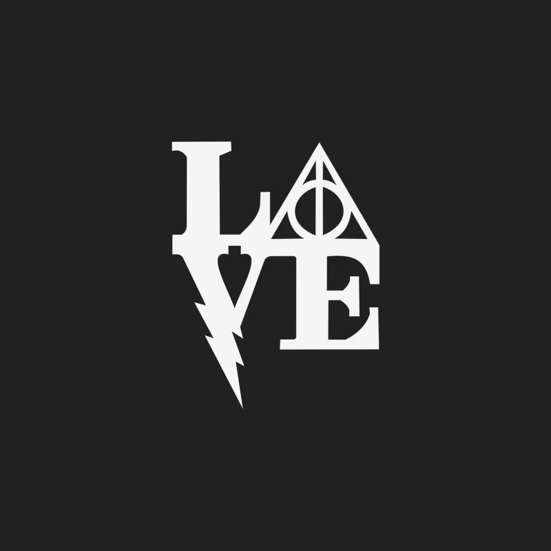 Minimalist Love Typography Inspired by Harry Potter Bucket Hat