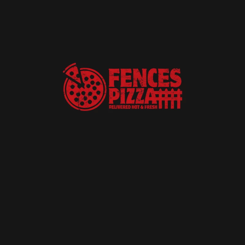 Fences Pizza Desk Mat