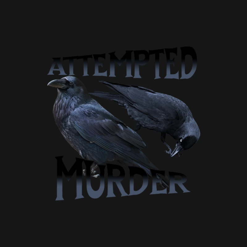 Attempted Murder, of Crows Male Long Sleeve T-Shirt