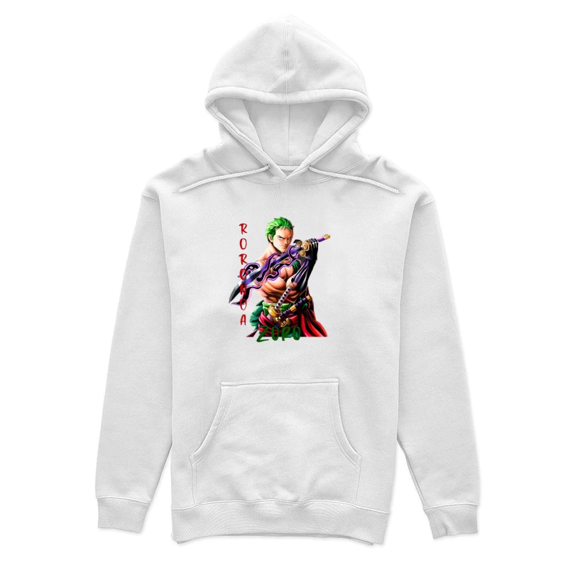 Anime Schwertkämpfer Illustration Damen Pullover Hoodie