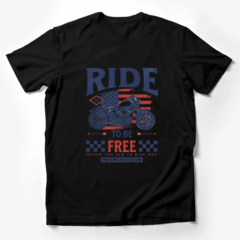 Motorrad Freiheit Ride Design Herren T-Shirt