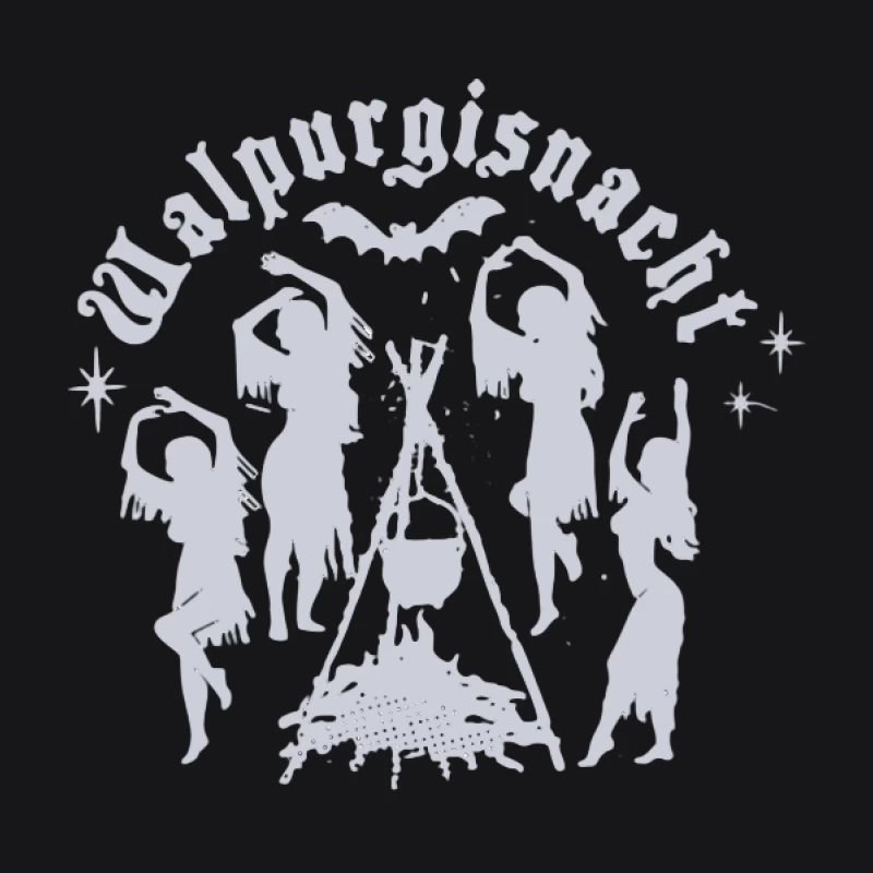 Walpurgisnacht Tänzer und Hexen Herren Pullover Hoodie