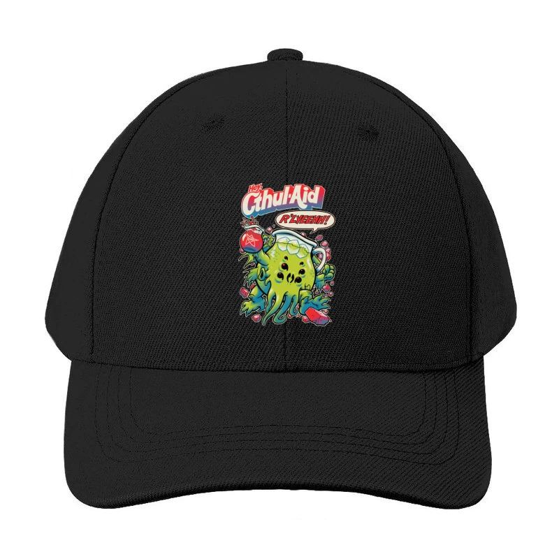 Hey Cthul-Aid: A Lovecraftian Drink Parody Baseball Cap