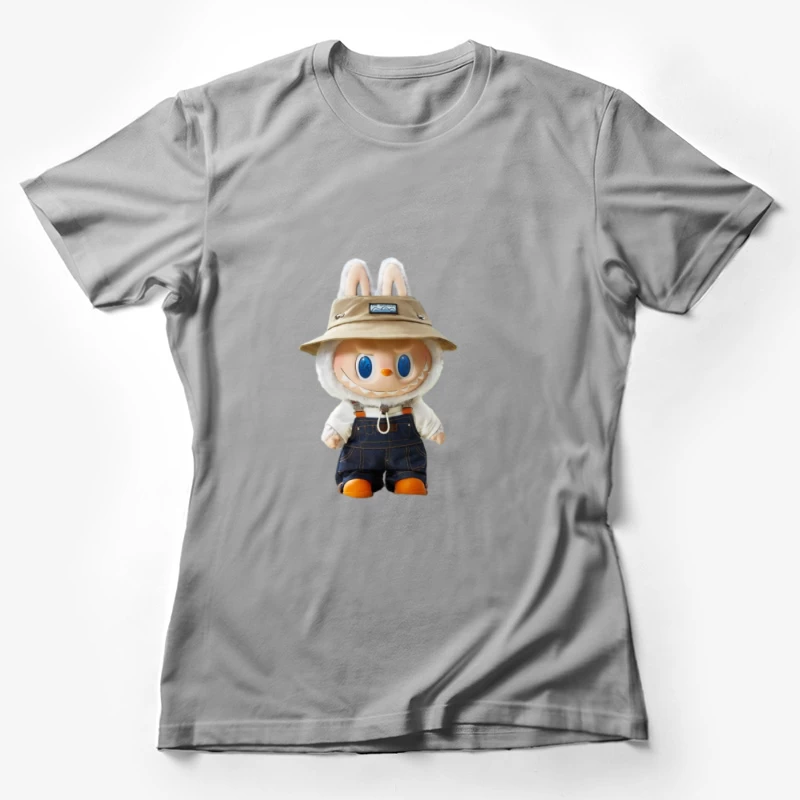 Niedliche Figur mit Hasenohren und Hut Damen T-Shirt