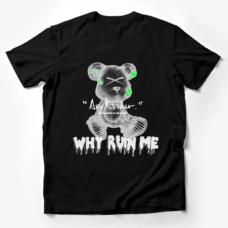 Künstlerischer Bär Silhouette Herren T-Shirt