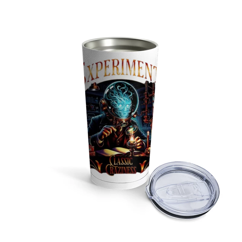 Steampunk Mad Scientist's Laboratory: Classic Experiments Travel Mug