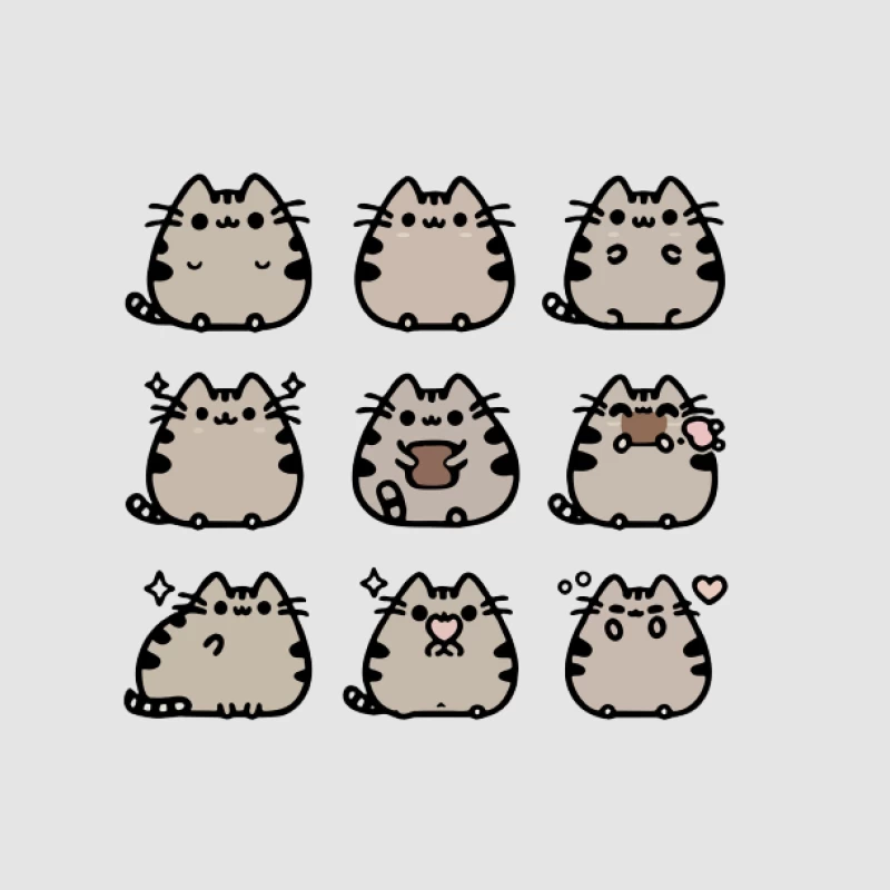 Illustrations de chats mignons Homme Sweat à capuche