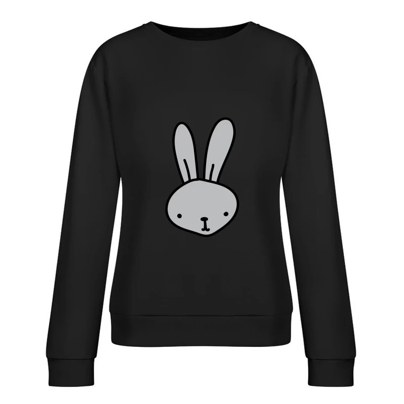 Illustration d'un lapin mignon Femme Sweat-shirt à enfiler