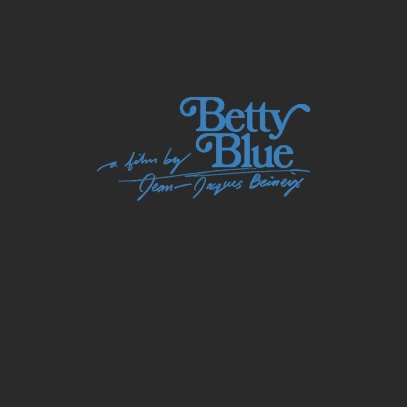 Betty Blue 80s Movie Tribute Typography Design Baseball Cap