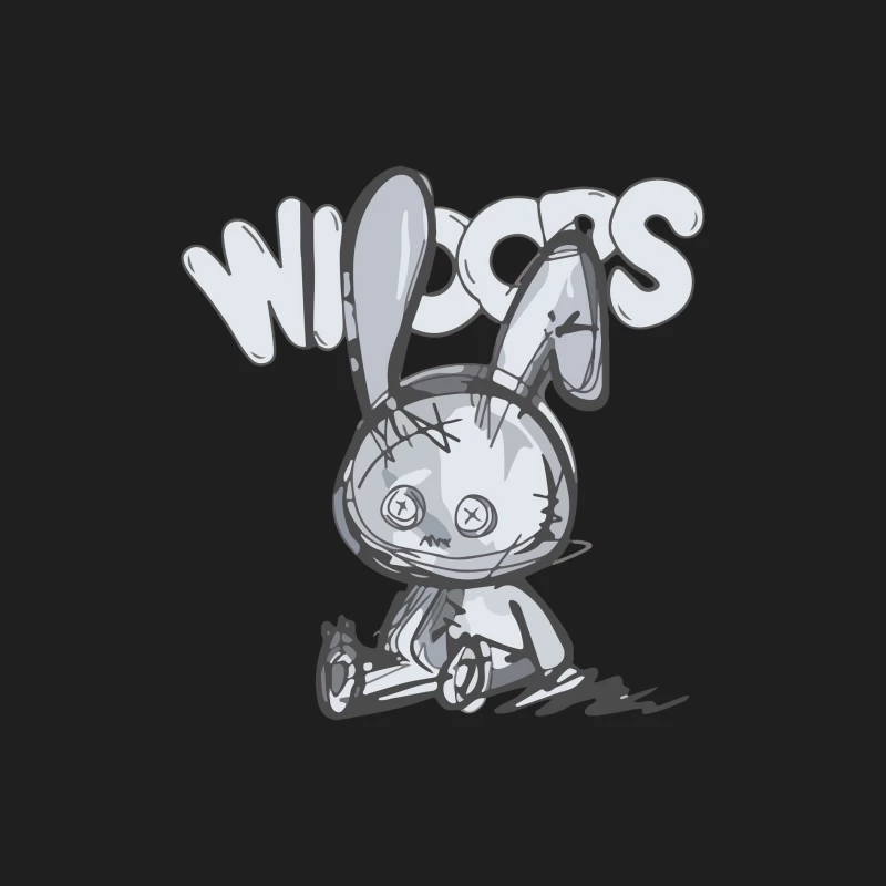 Stoffhase mit Knöpfen Herren Tanktops