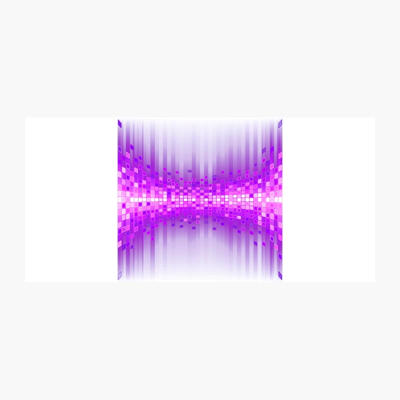 Modern Purple Digital Abstract Geometric Background Coffee Mug
