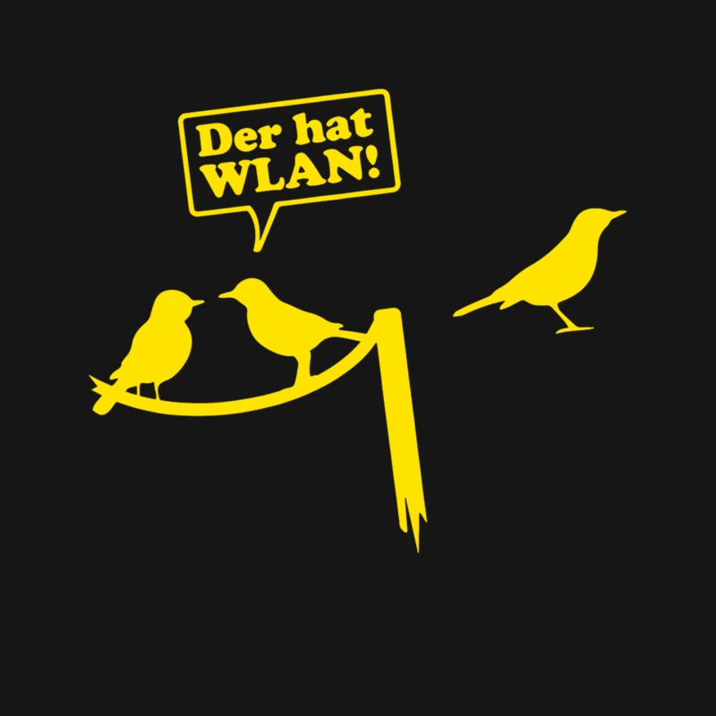 Der hat wlan ! Mouse Pad