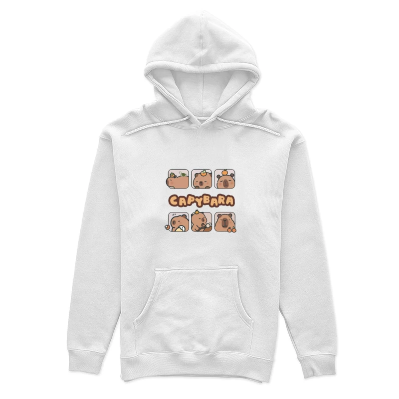 Illustrations mignonnes de Capybara Femme Sweat à capuche
