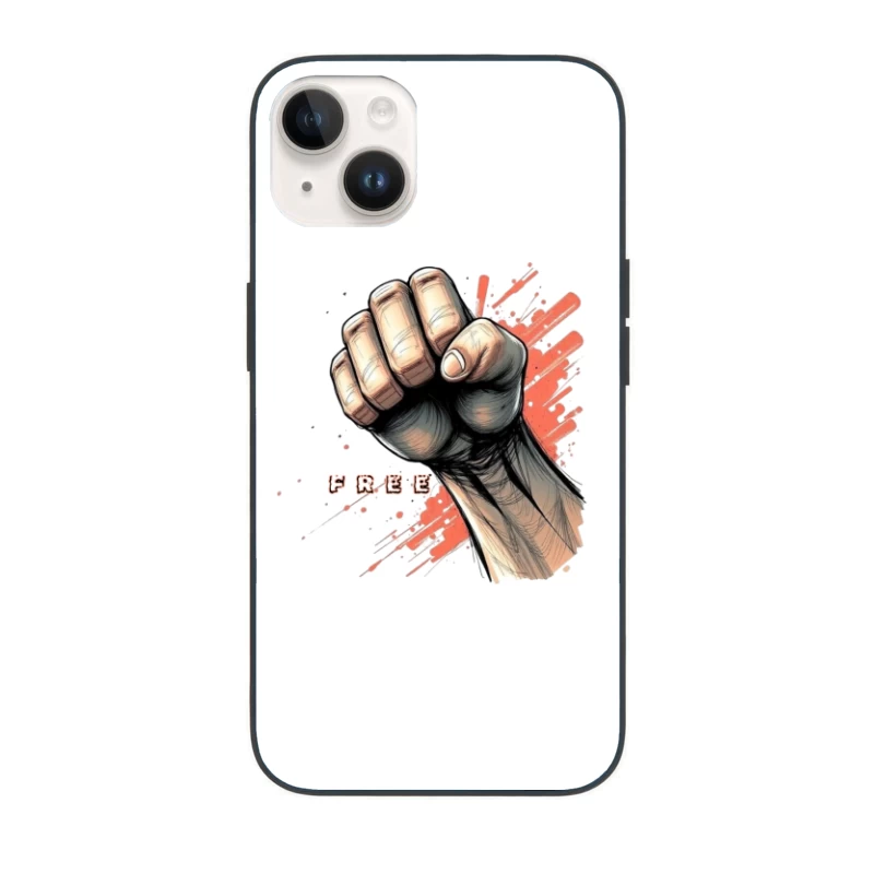 Raised Fist Symbol of Freedom and Resistance iPhone Case