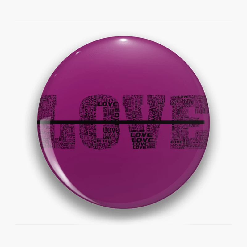 Love typography Pin