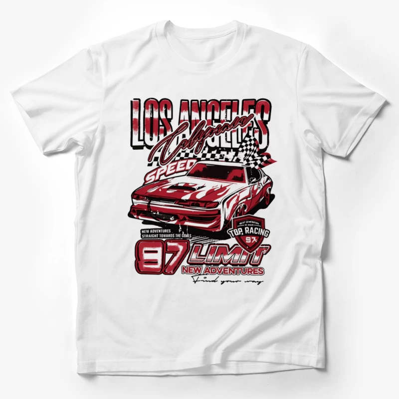 Rennwagen-Design in Los Angeles Herren T-Shirt