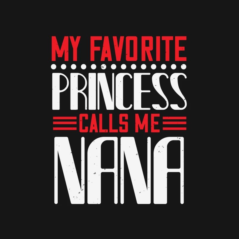 Ma Princesse Préférée M'appelle Nana Femme Manches Longues T-Shirt