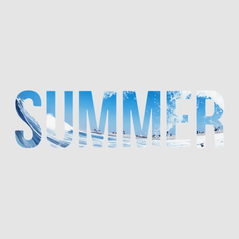 Sommer mit Ozeanwellen Damen Pullover Hoodie