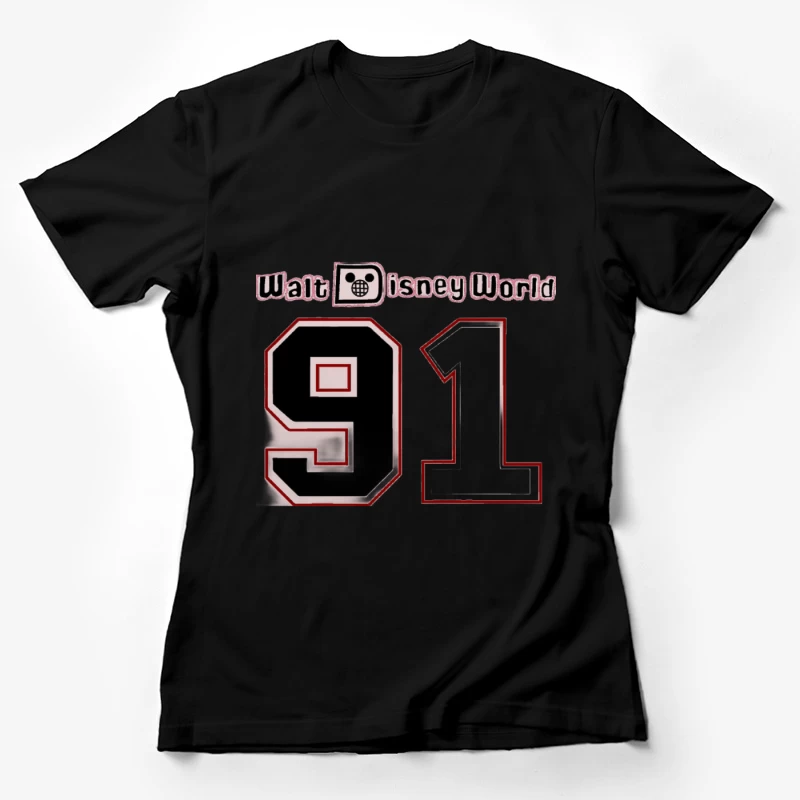 Retro Walt Disney World Design 91 Damen T-Shirt