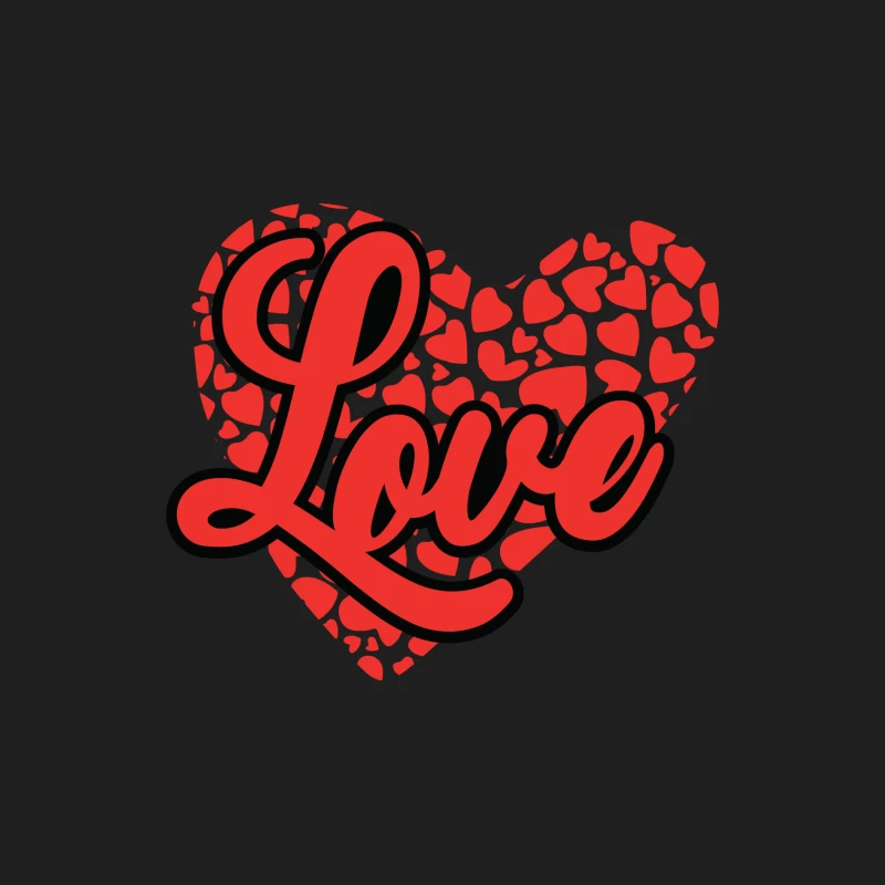 Motif d'amour rouge avec cœur Homme Débardeur
