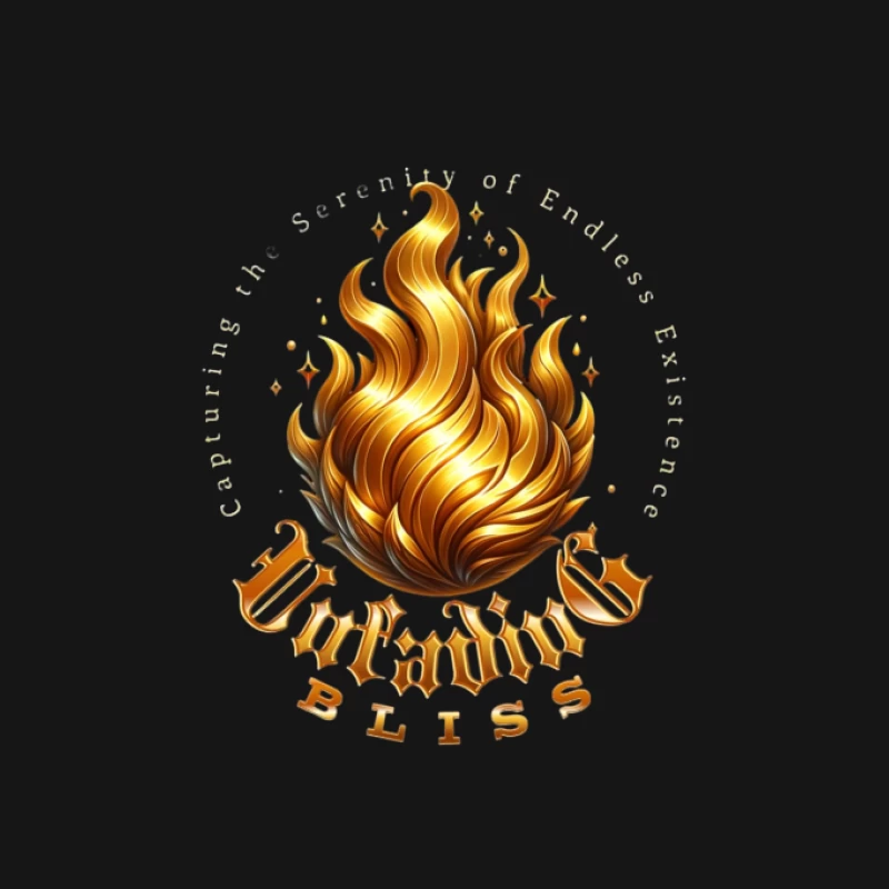 Flammes Dorées de Sérénité Homme T-Shirt