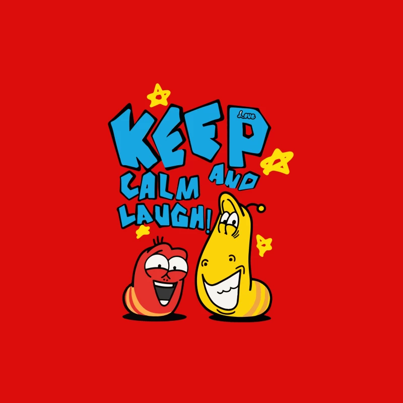 Humorvolle Cartoon-Larven mit motivierendem Spruch Herren Tanktops