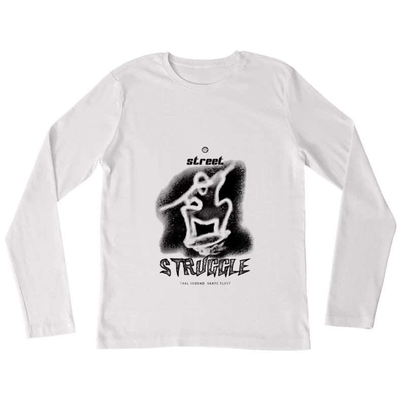 Menschliche Evolution der Jugend Damen Langarm T-Shirt